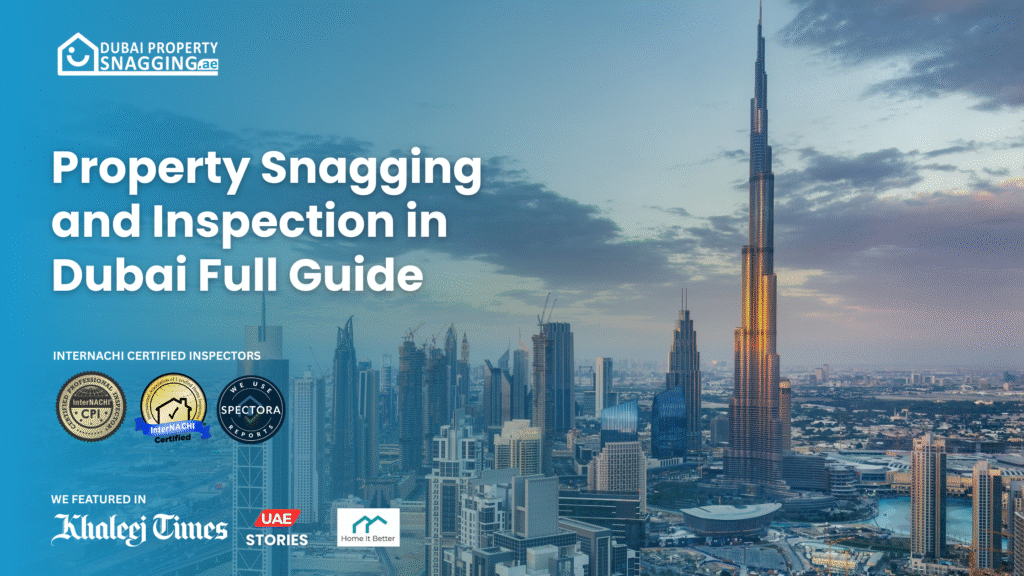 Property Snagging and Inspection in Dubai Full Guide - Dubai Property Snagging ®