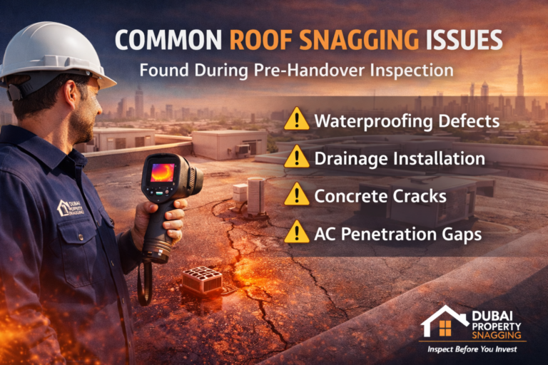 Snagging Problem Common Roof Snagging Issues in Dubai Villas