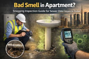 Bad Smell in Apartment? Snagging Inspection Guide for Sewer