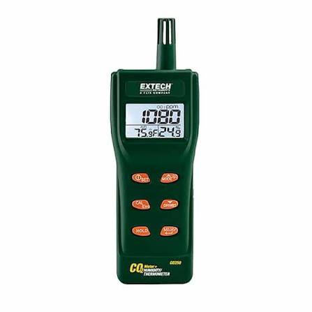 CO₂ Meter used by Property Inspection Dubai certified engineers